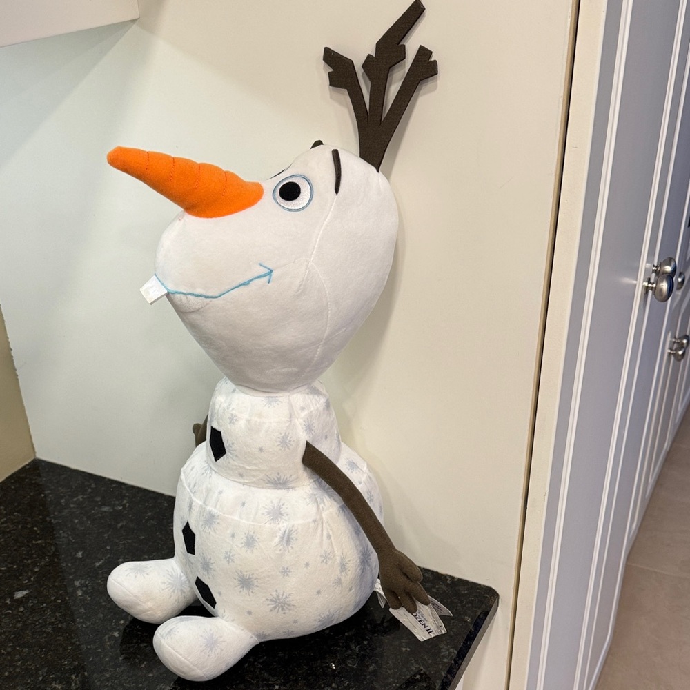 Disney Olaf Stuffed Animal Plush Toy - Frozen 2-White and Brown. Size 22” - Picture 3 of 12